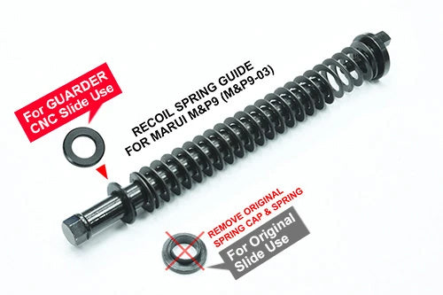 Load image into Gallery viewer, Guarder 80mm Steel Leaf Recoil Spring For Guarder G17/18C, M&amp;P9 Recoil Guide Rod #PS-80
