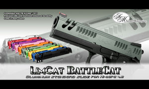 Airsoft Masterpiece " LimCat BattleCat " Slide for Hi-CAPA 4.3 - BLACK