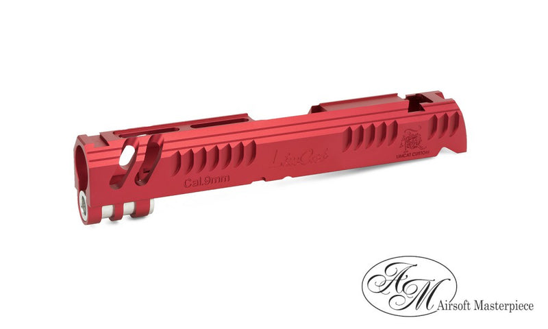 Load image into Gallery viewer, Airsoft Masterpiece &quot; LimCat BattleCat &quot; Slide for Hi-CAPA 4.3 - Red
