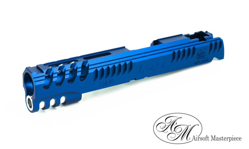 Load image into Gallery viewer, Airsoft Masterpiece &quot;LimCat BattleCat&quot; Standard Slide for Hi-CAPA 5.1 - Blue
