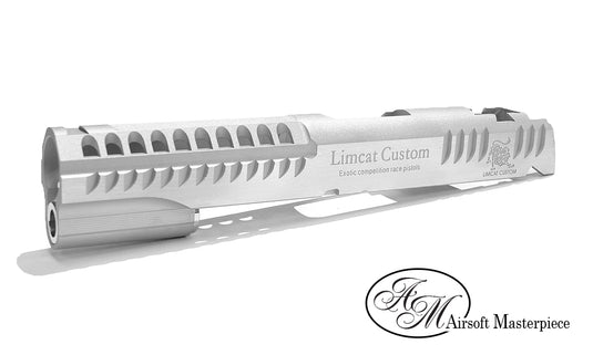 Airsoft Masterpiece LimCat Custom Standard Slide for Hi-CAPA / 1911 Sliver
