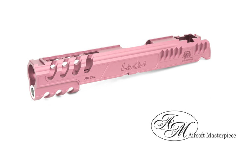 Load image into Gallery viewer, Airsoft Masterpiece &quot;LimCat SpeedCat&quot; Standard Slide for Hi-CAPA/1911 - Pink
