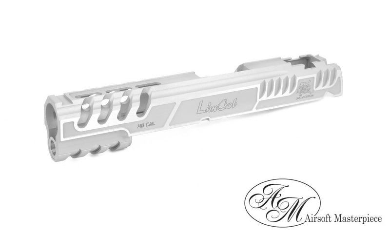 Load image into Gallery viewer, Airsoft Masterpiece &quot;LimCat SpeedCat&quot; Standard Slide for Hi-CAPA/1911 - Silver
