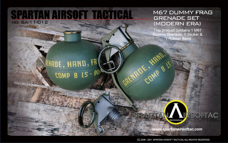 Load image into Gallery viewer, Spartan Airsoft M67 Dummy Frag Grenade (Modern Era)
