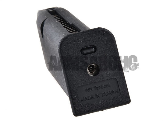 WE 25rd Full Metal Gas Magazine for G17 GBB (Black) Airsoft
