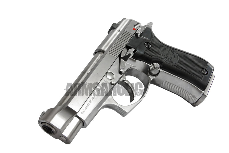 Load image into Gallery viewer, WE Full Metal M84 GBB Airsoft Pistol - Silver
