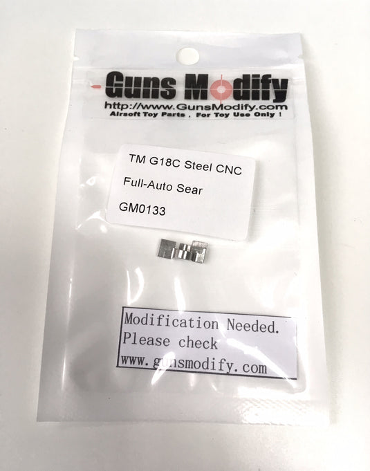 Guns Modify Steel CNC Full-Auto Sear for Marui G18C GBB