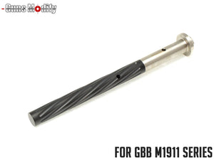 Guns Modify Stainless Steel Recoil Guide Rod for Marui 1911 DEM ( Black )