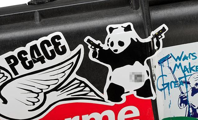 S-style "Akimbo Panda" 3" Die Cut Sticker