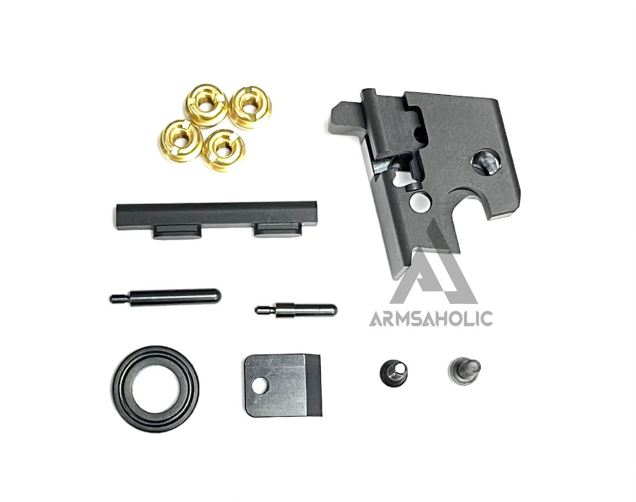 NOVA CNC Aluminum USMC M45A1 CQBP Slide & Frame Set For MARUI Airsoft M45A1 GBB Series - Black