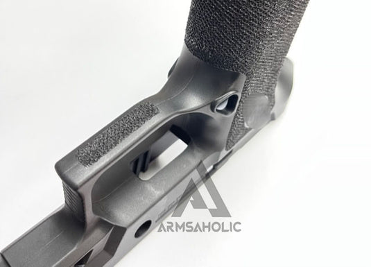 ArmsAholic Custom A-Style T-Series Carry Full Size Lower Frame For VFC M17/M18/P320 Airsoft GBB Black