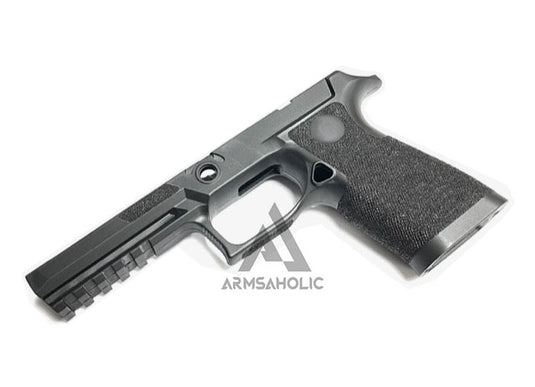 ArmsAholic Custom A-Style T-Series Carry Full Size Lower Frame For VFC M17/M18/P320 Airsoft GBB Black