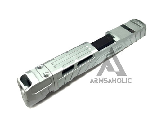 NOVA CNC Aluminum P320 Spectre Comp Slide Set For SIG AIR M17/ M18 GBB Series - Grey